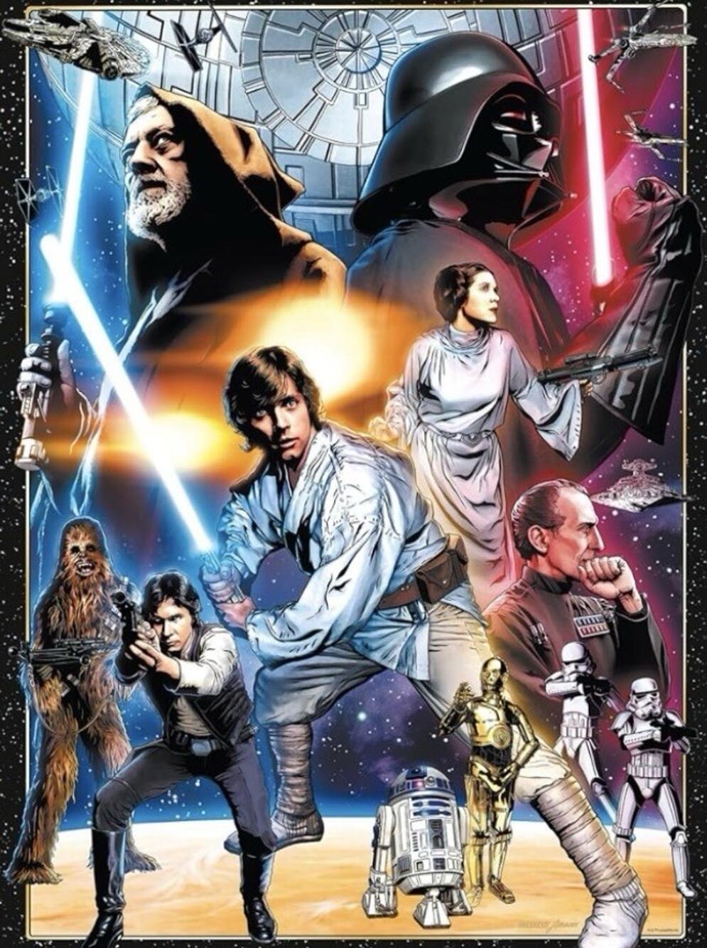 Star Wars Vintage Art: The Circle is Now Complete - 1000 PieceJigsaw Puzzle